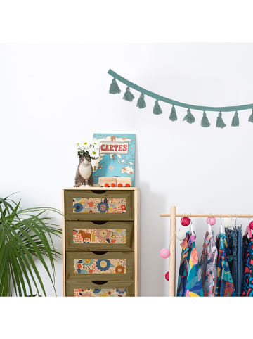 Folkifreckles Girlande in Türkis - (L)150 cm