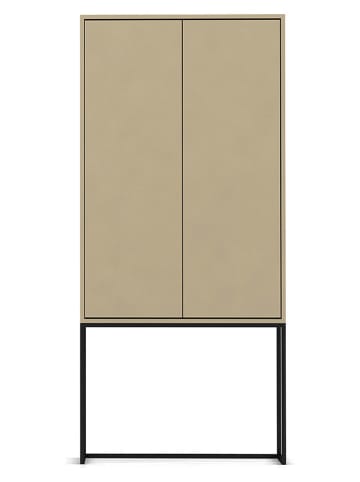 little nice things Highboard "Lennon" beige - (B)75 x (H)164 x (D)30 cm