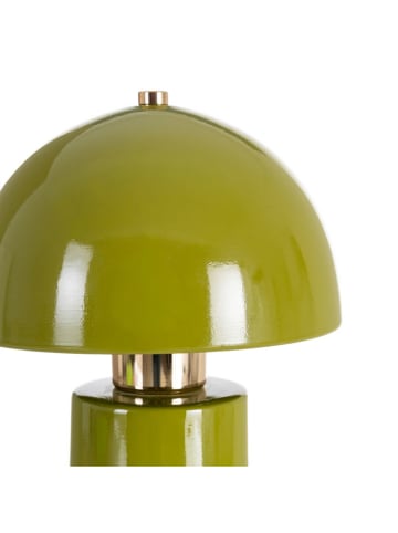 little nice things Lampa stołowa "Lotte" w kolorze zielonym - wys. 21 x Ø 9 cm