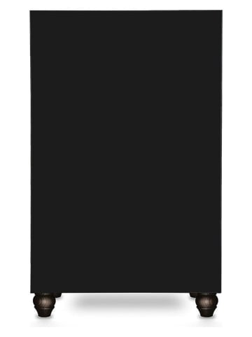 little nice things Highboard "Marcus" zwart/rood/blauw - (B)75 x (H)127 x (D)45 cm