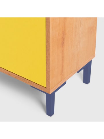 little nice things Nachttisch ''Stories'' in Gelb/ Beige - (B)40 x (H)65 x (T)30 cm