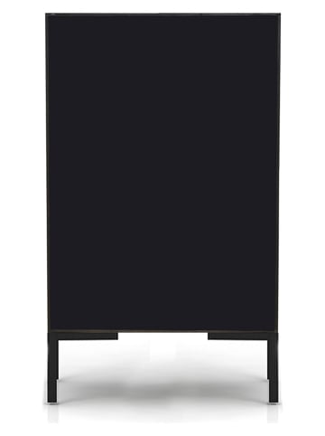 little nice things Stolik nocny "William" w kolorze czarno-czerwono-niebieskim - 40 x 65 x 30 cm