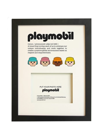 Playmobil Fotolijst zwart - (B)30 x (H)40 cm