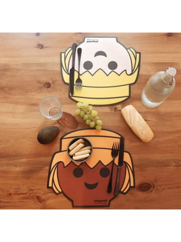 Playmobil 2-delige set: placemats meerkleurig - (L)40 x (B)30 cm