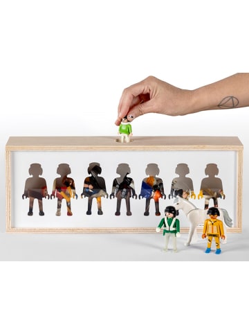 Playmobil Aufbewahrungsbox in Weiß/ Hellbraun - (B)40 x (H)15 cm