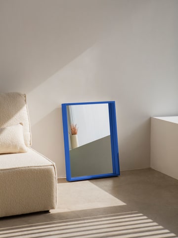 little nice things Lustro "Niko" w kolorze niebieskim - 70 x 50 cm