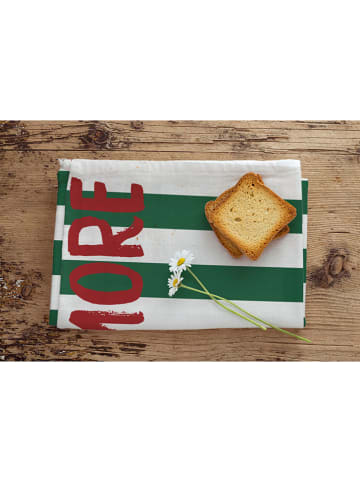 Madre Selva 3-delige set: theedoeken "Dancing kitchen" meerkleurig - (L)70 x (B)50 cm
