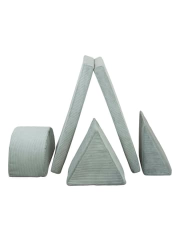 Folkifreckles Montessori-Sitzkissen "Halftriangle" in Grün - ab 3 Jahren