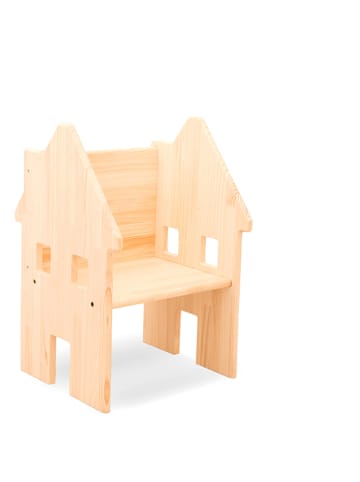 little nice things Stuhl "HappyHouse" in Natur - (B)40 x (H)60 x (T)40 cm