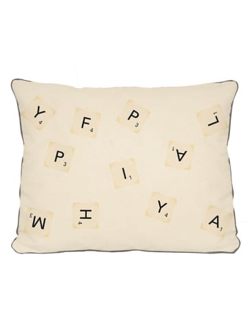 The Wild Hug Kissenhülle "Happy Family" in Beige - (L)50 x (B)35 cm