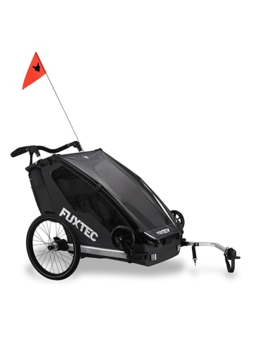 Fuxtec Fietsaanhanger "2-Sitzer FX-FA1" zwart