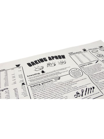 SuckUK Kochschürze in Weiß - (L)89,2 x (B)89 cm