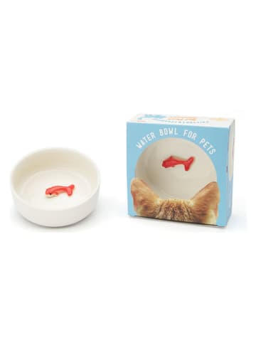 SuckUK Tiernapf ''Fish'' in Weiß/ Orange - 500 ml