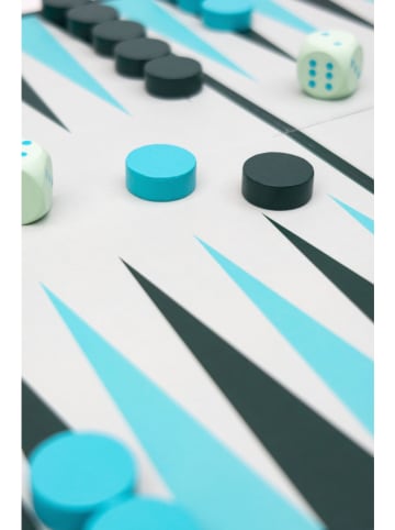 SuckUK Brettspiel ''Backgammon'' in Blau - ab 8 Jahren