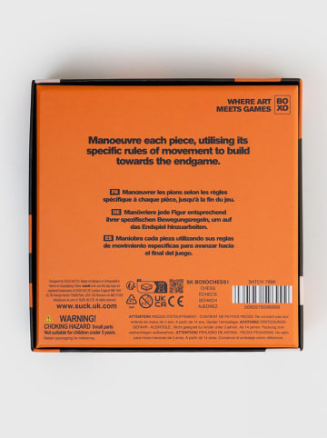 SuckUK Bordspel ''Chess'' oranje/crème - vanaf 8 jaar