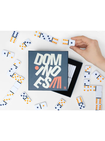 SuckUK Legespiel ''Dominoes'' in Weiß/ Dunkelblau - ab 8 Jahren