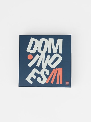 SuckUK Gra "Dominoes" w kolorze biało-granatowym - 8+