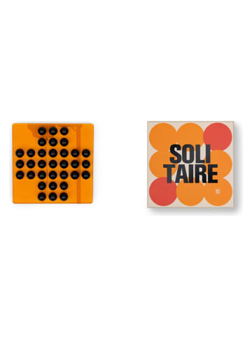 SuckUK Gra planszowa "Solitaire" w kolorze pomarańczowym - 8+