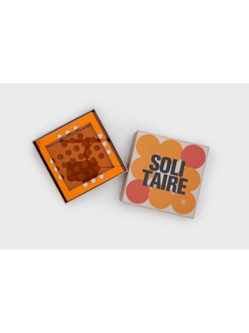 SuckUK Gra planszowa "Solitaire" w kolorze pomarańczowym - 8+