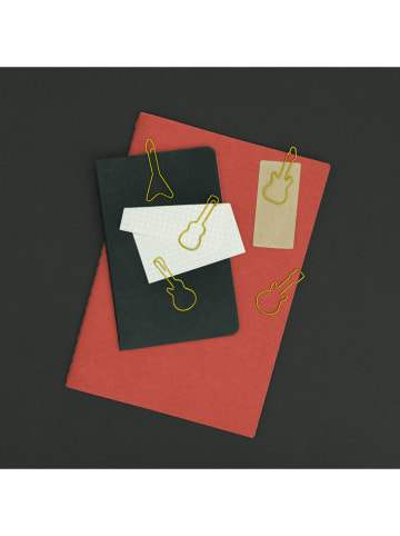 SuckUK Büroklammern ''Rockstar'' in Gold - 5 Stück - ab 6 Jahren