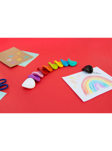 SuckUK Wachsmalstifte ''Jumbo Grip'' in Bunt - 10 Stück - ab 12 Monaten