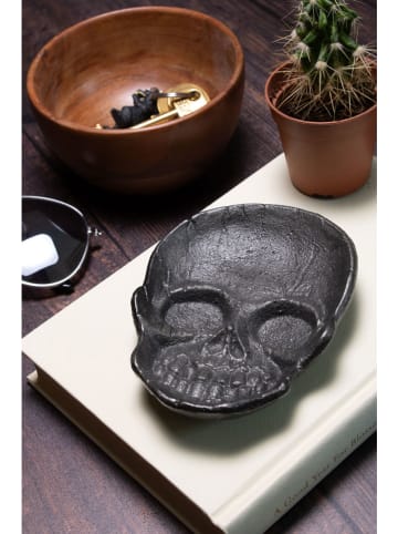 SuckUK Podkładka "Skull" w kolorze czarnym na monety - 11,8 x 8,8 cm