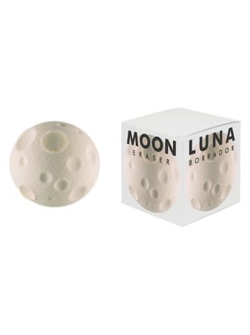 SuckUK Gumka "Moon Eraser" w kolorze białym do mazania - 6+