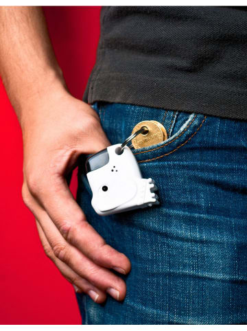 SuckUK Sleutelhanger ''Fetch My Keys'' wit - (L)4,5 cm