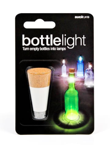 SuckUK LED-Flaschenleuchte ''Bottle Light'' in Warmweiß - (L)5 cm