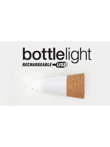 SuckUK Lampka LED "Bottle Light" w kolorze ciepłej bieli do butelek - dł. 5 cm