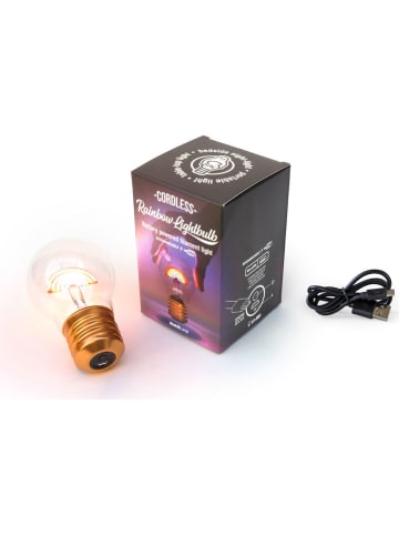 SuckUK Dekoracyjna lampa LED "Rainbow" w kolorze żółtym