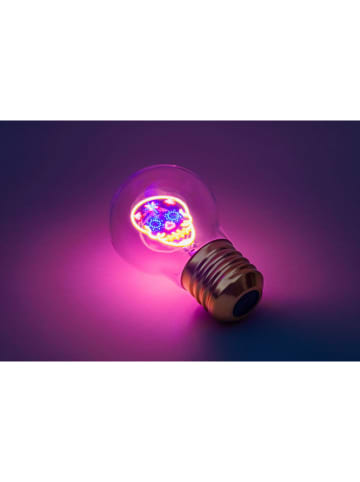 SuckUK Dekoracyjna lampa LED "Calavera" ze wzorem