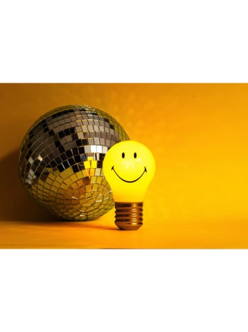 SuckUK Dekoracyjna lampa LED "Smiley" w kolorze żółtym