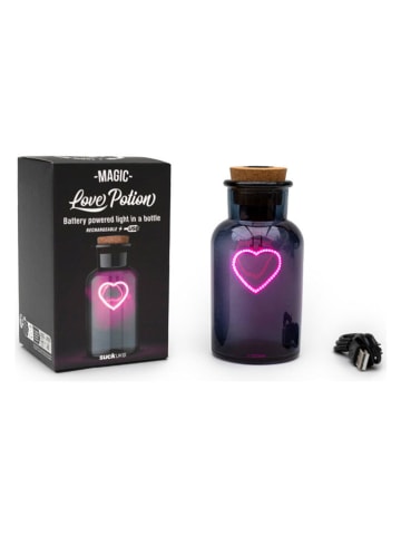 SuckUK Led-decolamp ''Love Poison'' zwart - (H)13,3 x Ø 6,5 cm