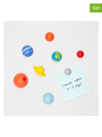 SuckUK 8er-Set: Magneten ''Solar System'' in Bunt