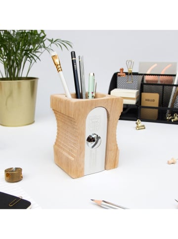 SuckUK Stiftehalter ''Sharpener'' in Beige - (B)8,5 x (H)12 x (T)8,5 cm