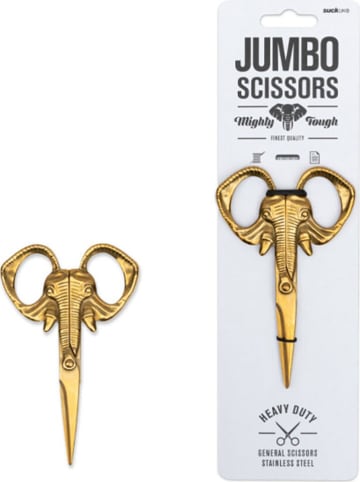 SuckUK Universele schaar ''Jumbo'' goudkleurig - (L)12,5 cm