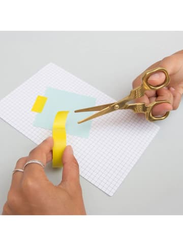 SuckUK Universalschere ''Skull'' in Gold - (L)12,1 cm