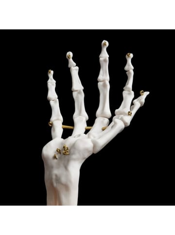 SuckUK Schmuckhalter ''Skeleton Hand'' in Weiß/ Beige - (B)14 x (H)21,5 x (T)11,8 cm