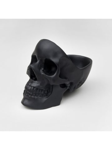 SuckUK Decoratieve schaal ''Skull Tidy'' zwart - (B)12,5 x (H)21,5 x (D)16 cm