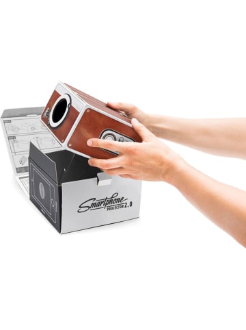Luckies Original Smartphone-Beamer ''Projector 2.0'' in Braun - (B)17,5 x (H)10,5 x (T)18,5 cm