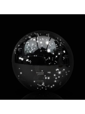 Luckies Original LED-Dekoleuchte ''Revolving Night Sky'' in Schwarz - Ø 14 cm