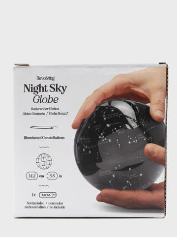 Luckies Original Dekoracyjna lampa LED "Revolving Night Sky" w kolorze czarnym - Ø 14 cm