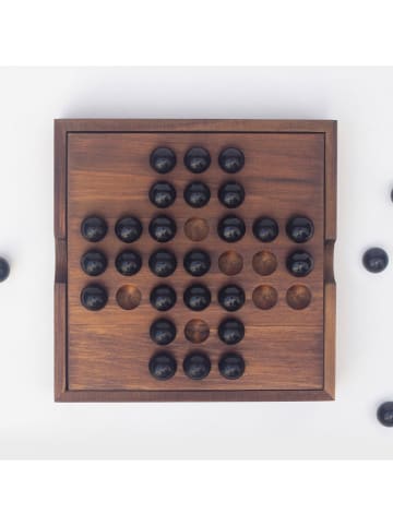 Luckies Original Bordspel ''Solitaire'' bruin - vanaf 8 jaar