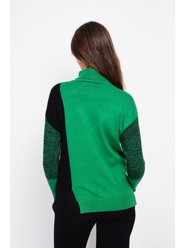 ASSUILI Trui groen/zwart