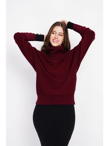 ASSUILI Pullover in Bordeaux