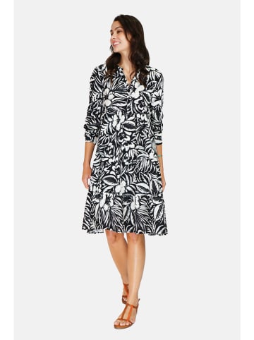ASSUILI Kleid in Schwarz/ Weiß