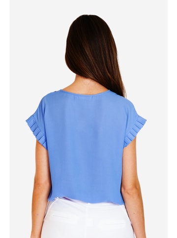 ASSUILI Bluzka w kolorze błękitnym