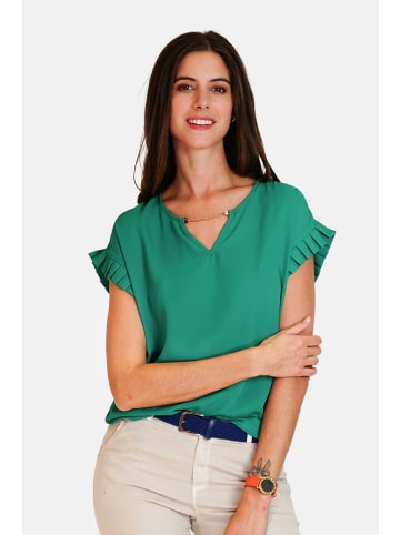 ASSUILI Bluse in Grün