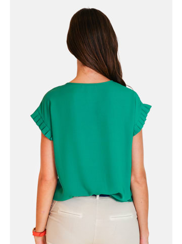 ASSUILI Bluzka w kolorze zielonym